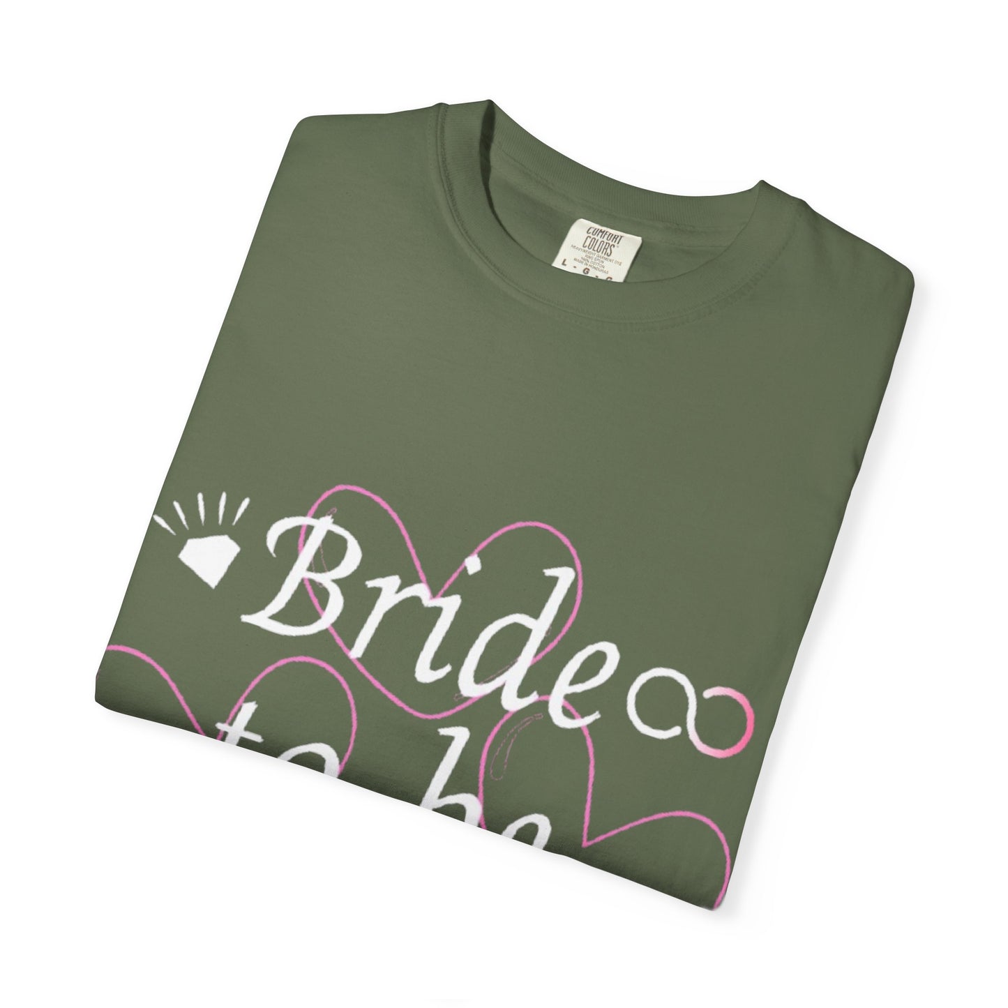 Bride To Be White Text Tshirt