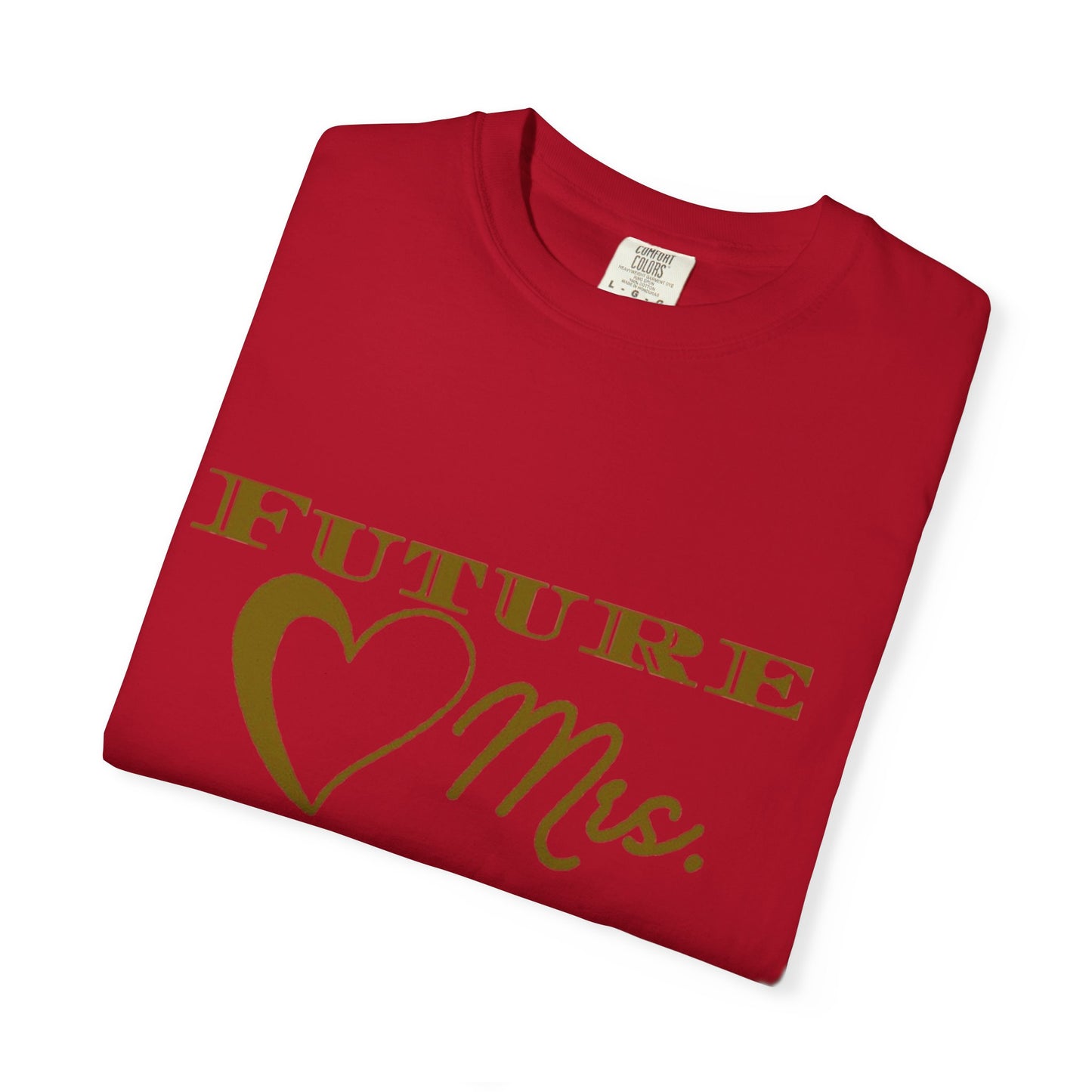 Future Mrs. Gold Text T-shirt