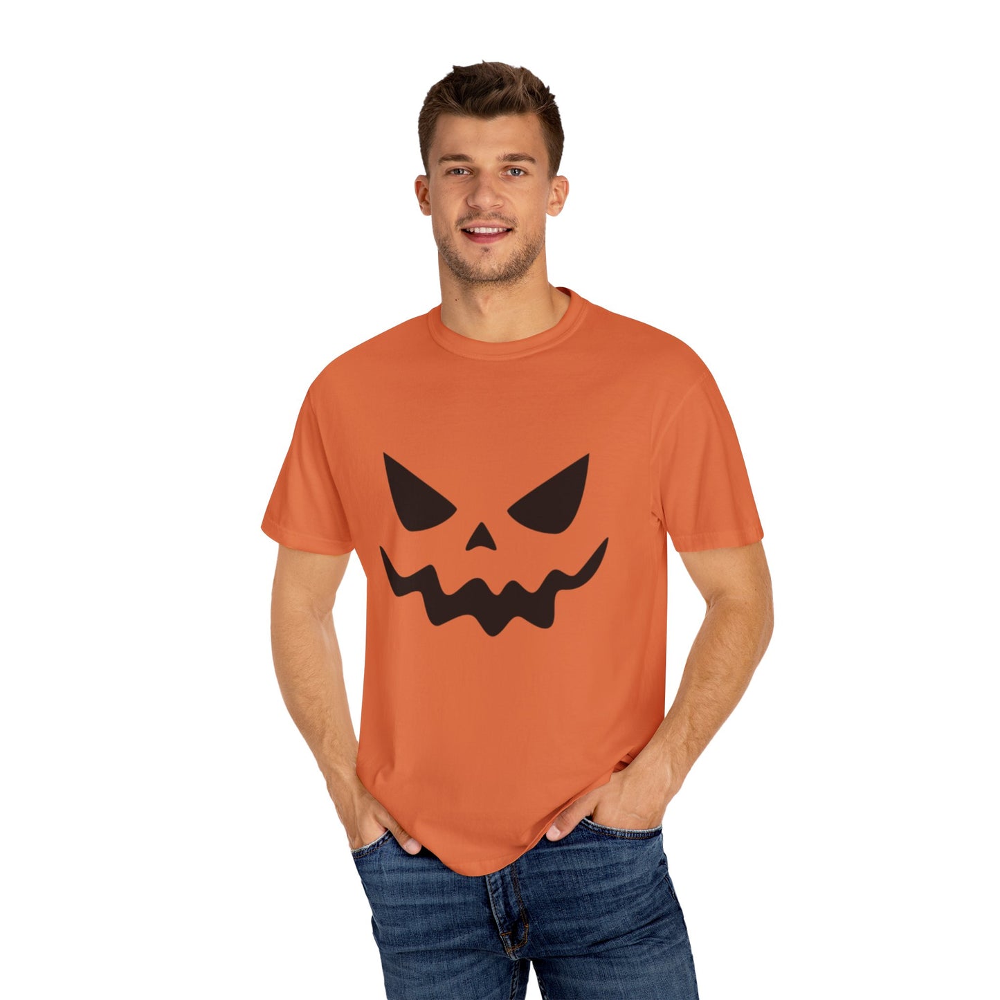 Spooky Halloween T-Shirt, Unisex Garment-Dyed Tee