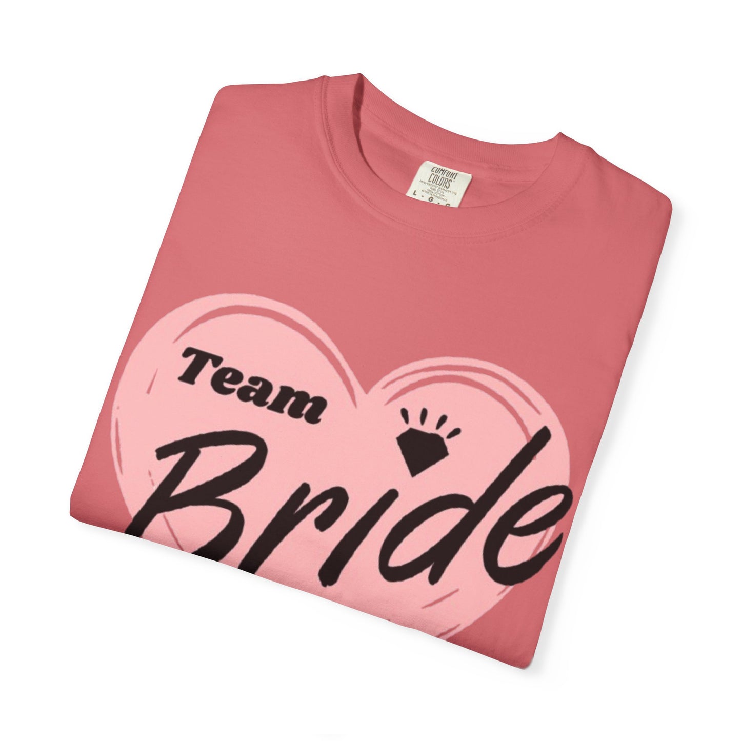 Team Bride Heart T-Shirt  Wedding Tee