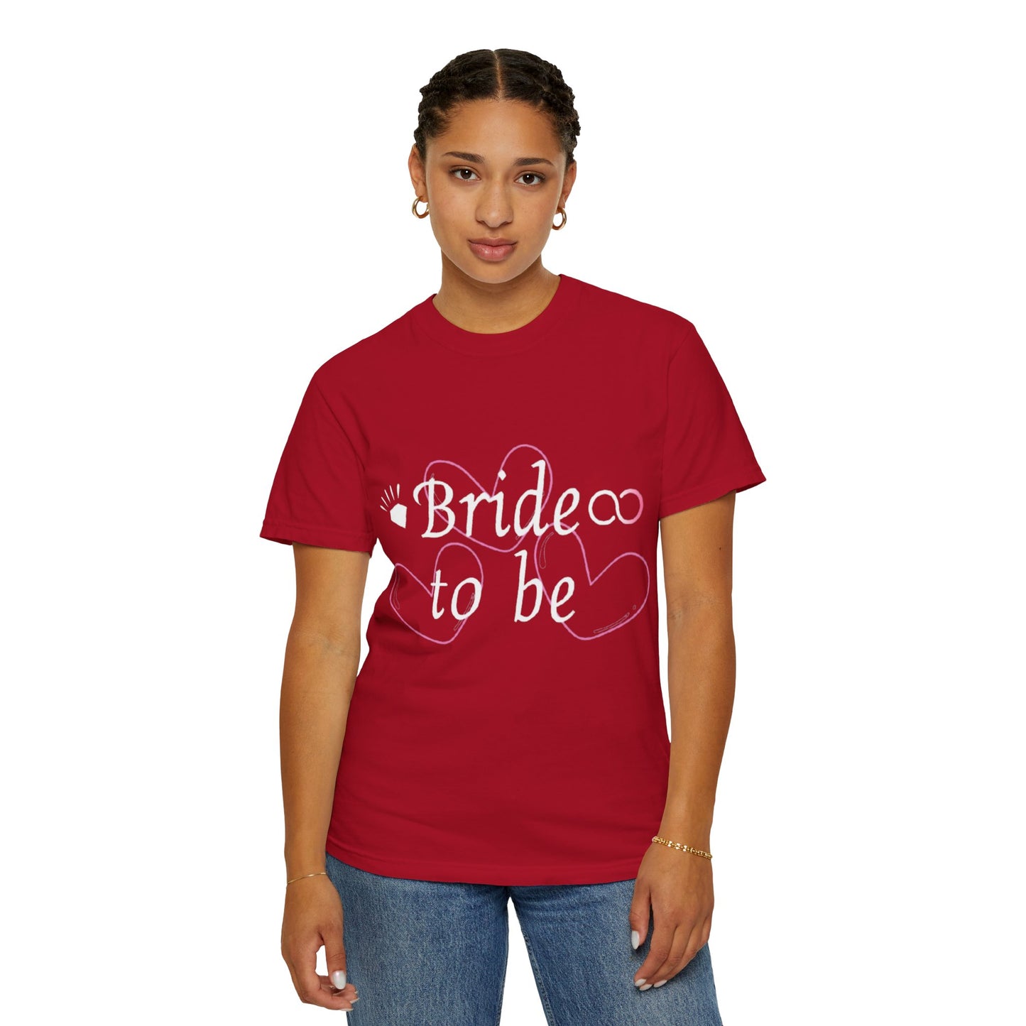 Bride To Be White Text Tshirt