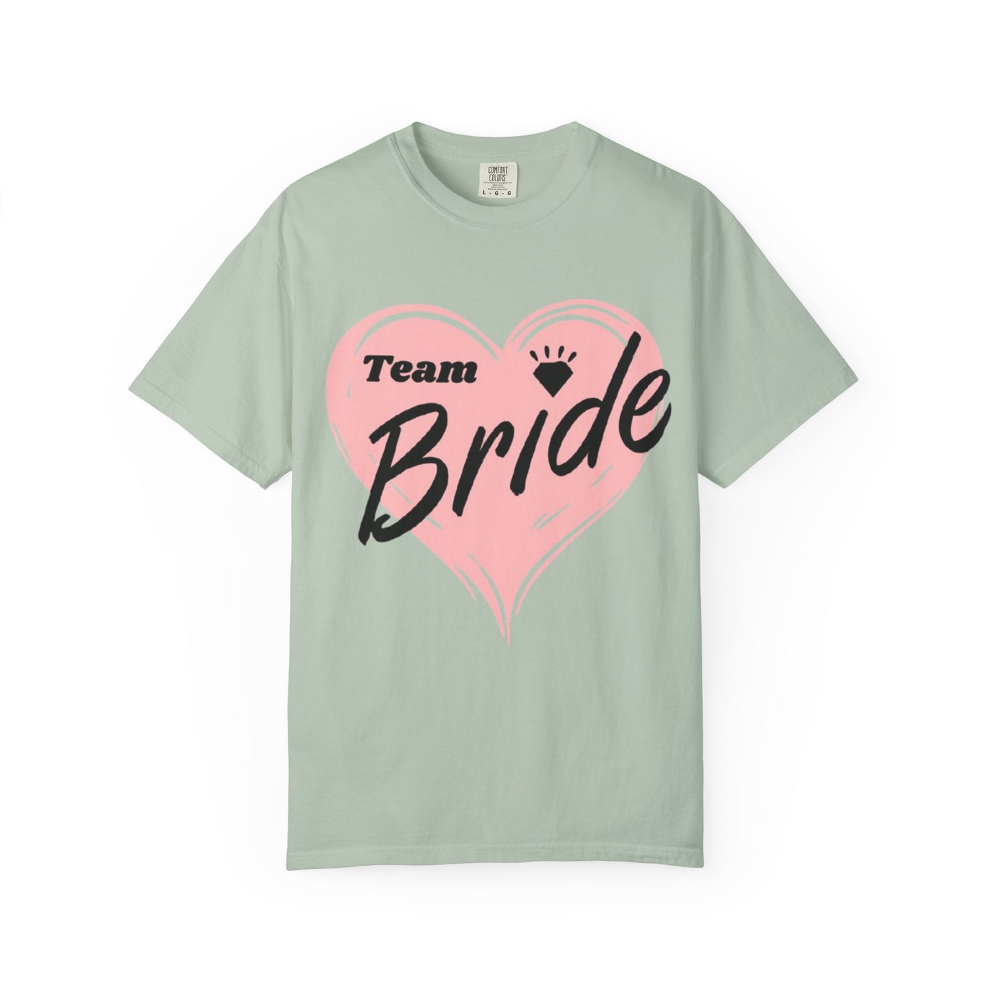 Team Bride Heart T-Shirt  Wedding Tee