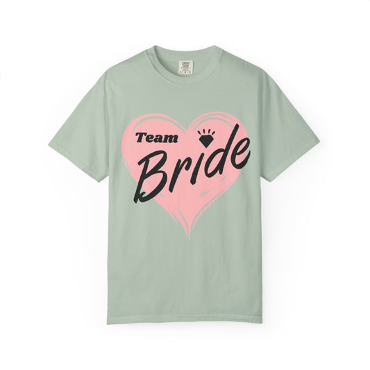 Team Bride Heart T-Shirt  Wedding Tee