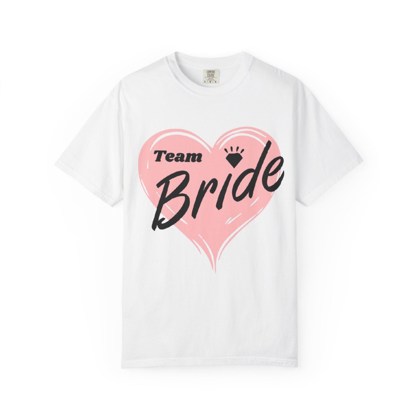 Team Bride Heart T-Shirt  Wedding Tee