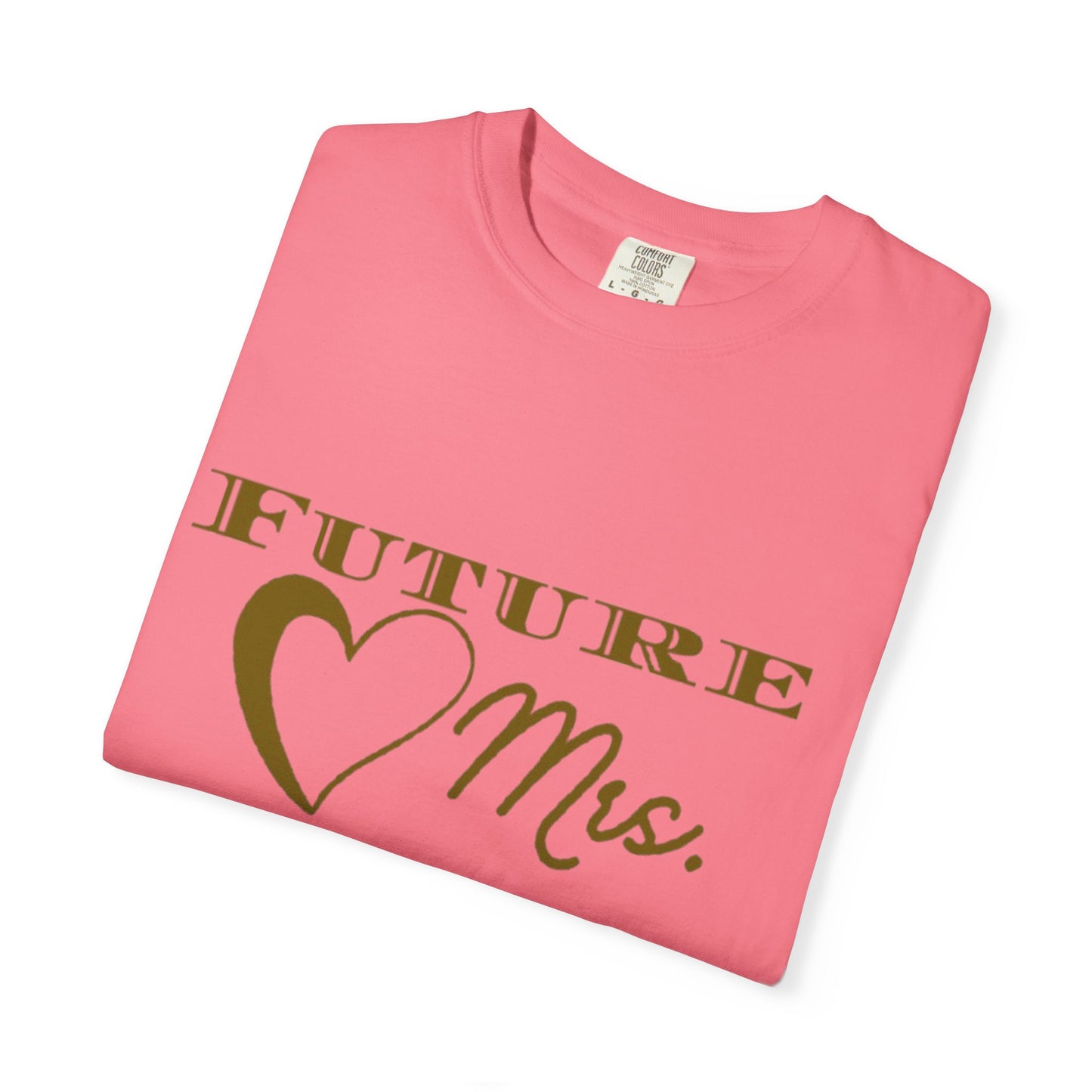 Future Mrs. Gold Text T-shirt