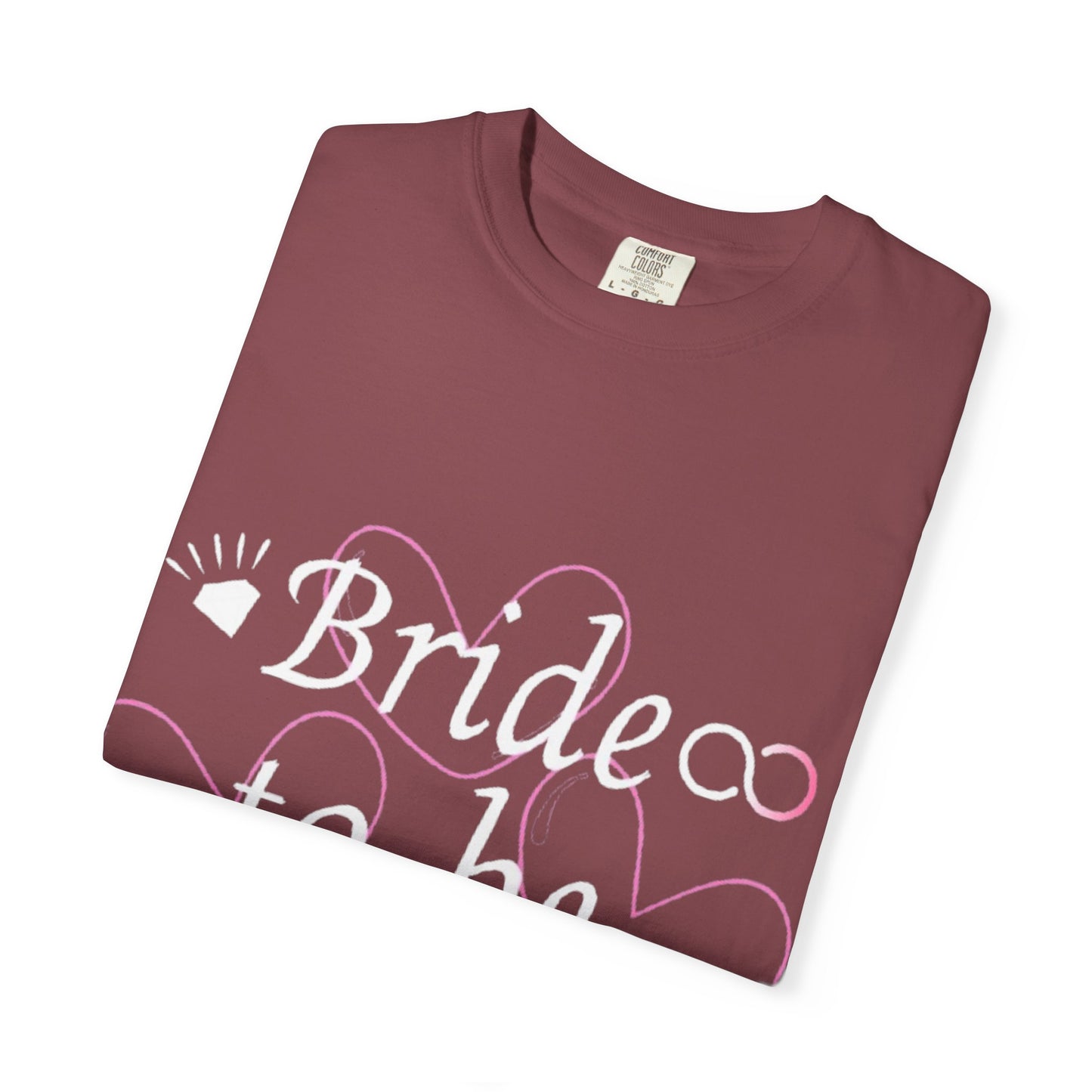 Bride To Be White Text Tshirt