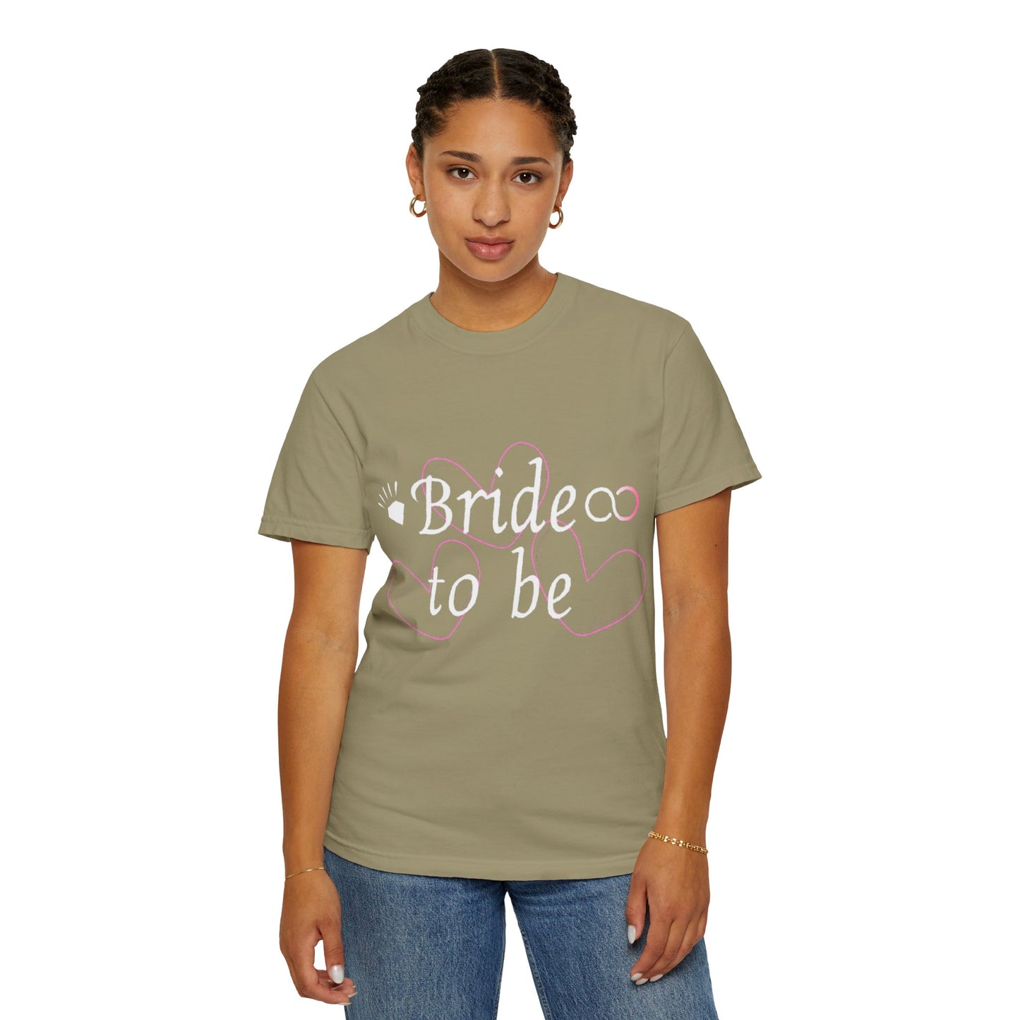 Bride To Be White Text Tshirt