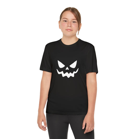 Youth Halloween Skull Tee (White)