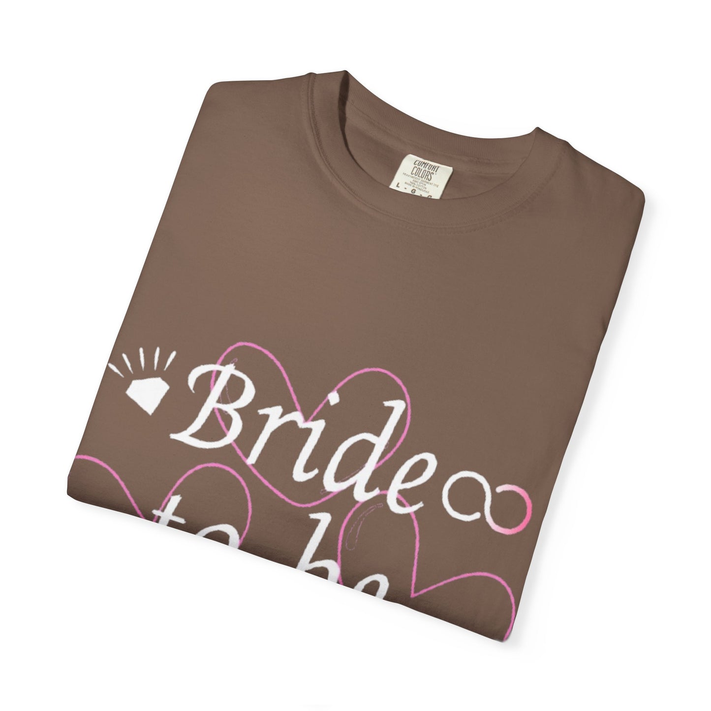 Bride To Be White Text Tshirt