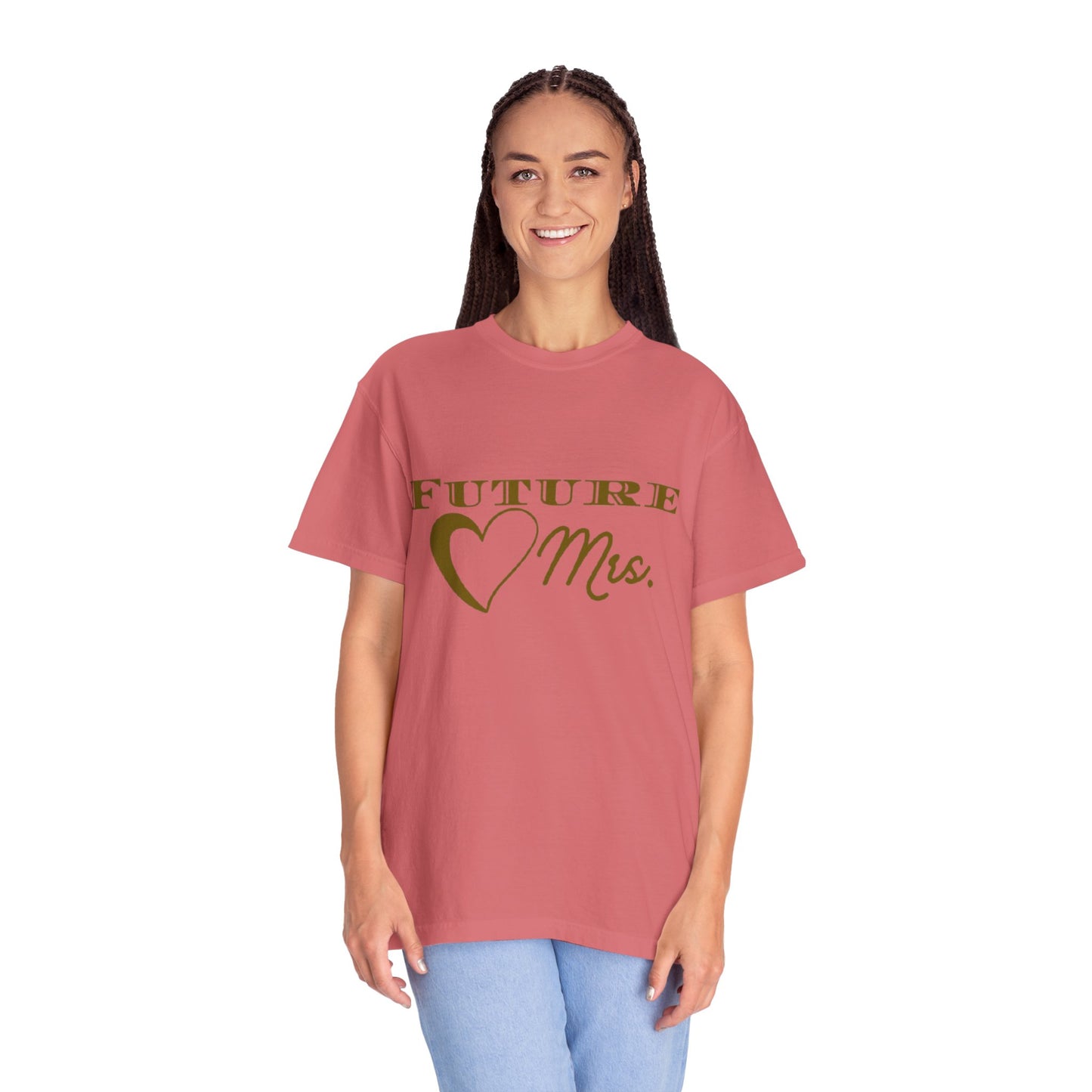 Future Mrs. Gold Text T-shirt