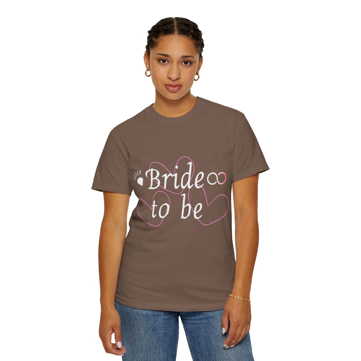 Bride To Be White Text Tshirt