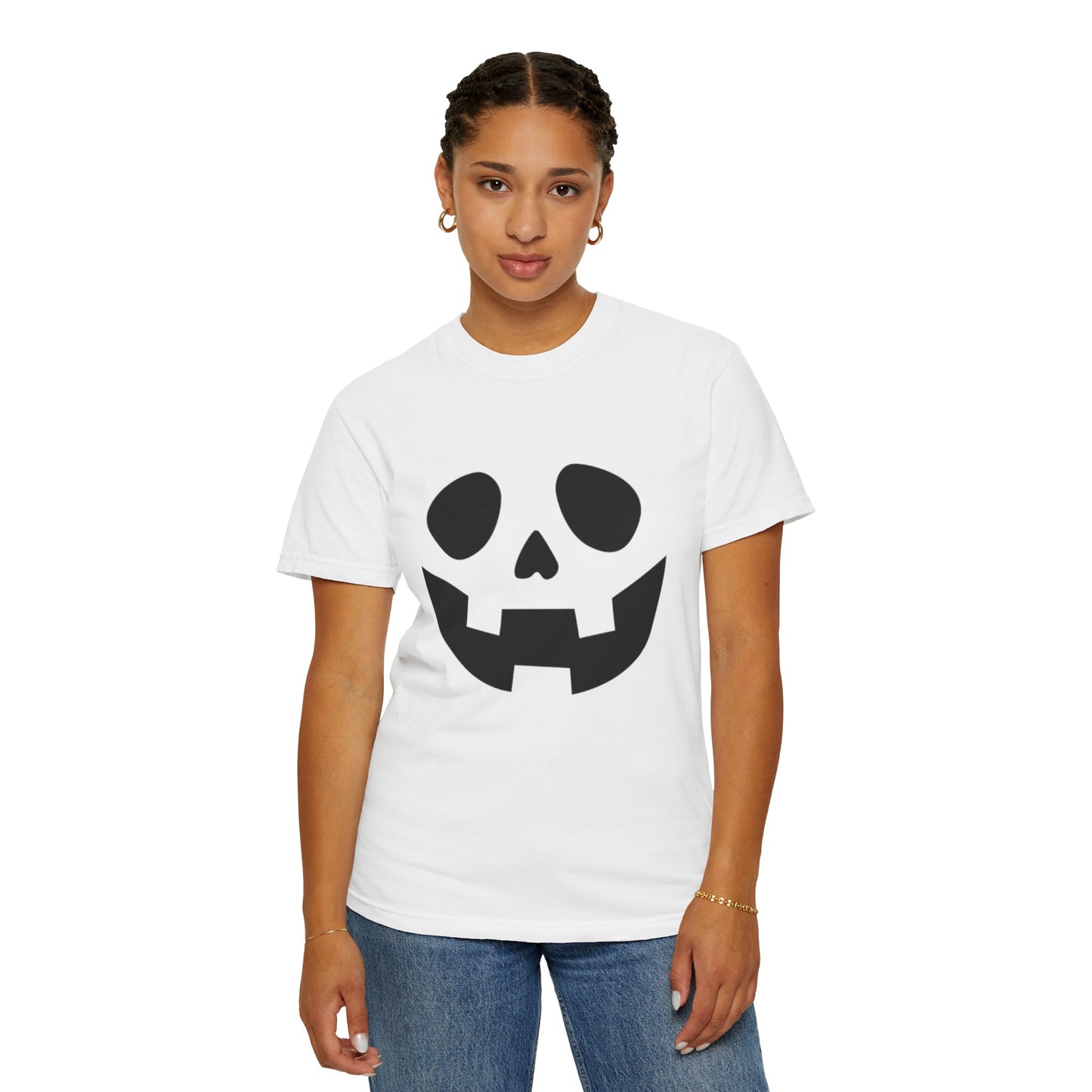 Halloween Black Pumpkin Face T-Shirt