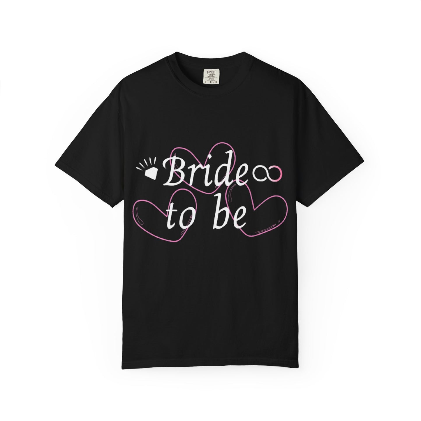 Bride To Be White Text Tshirt