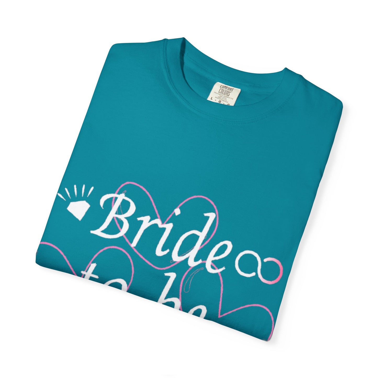 Bride To Be White Text Tshirt
