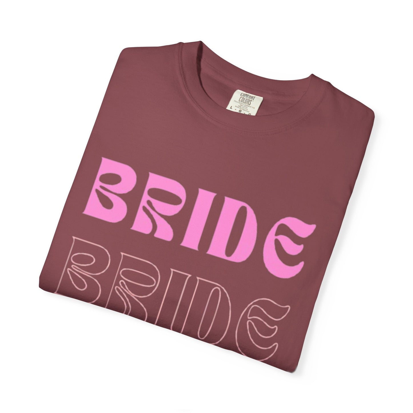 Bride Pink Text Tshirt