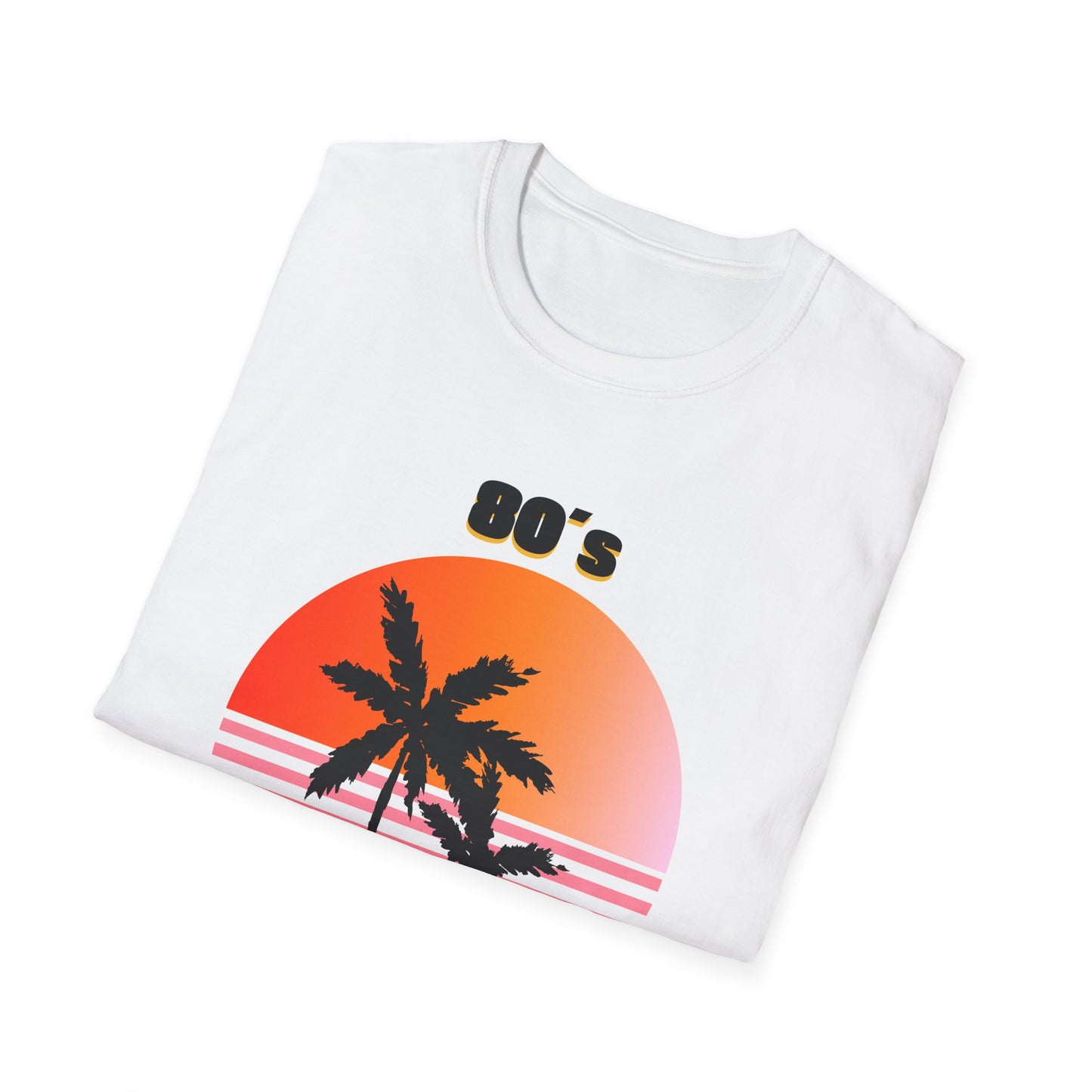 80's Sunset Unisex Softstyle T-Shirt