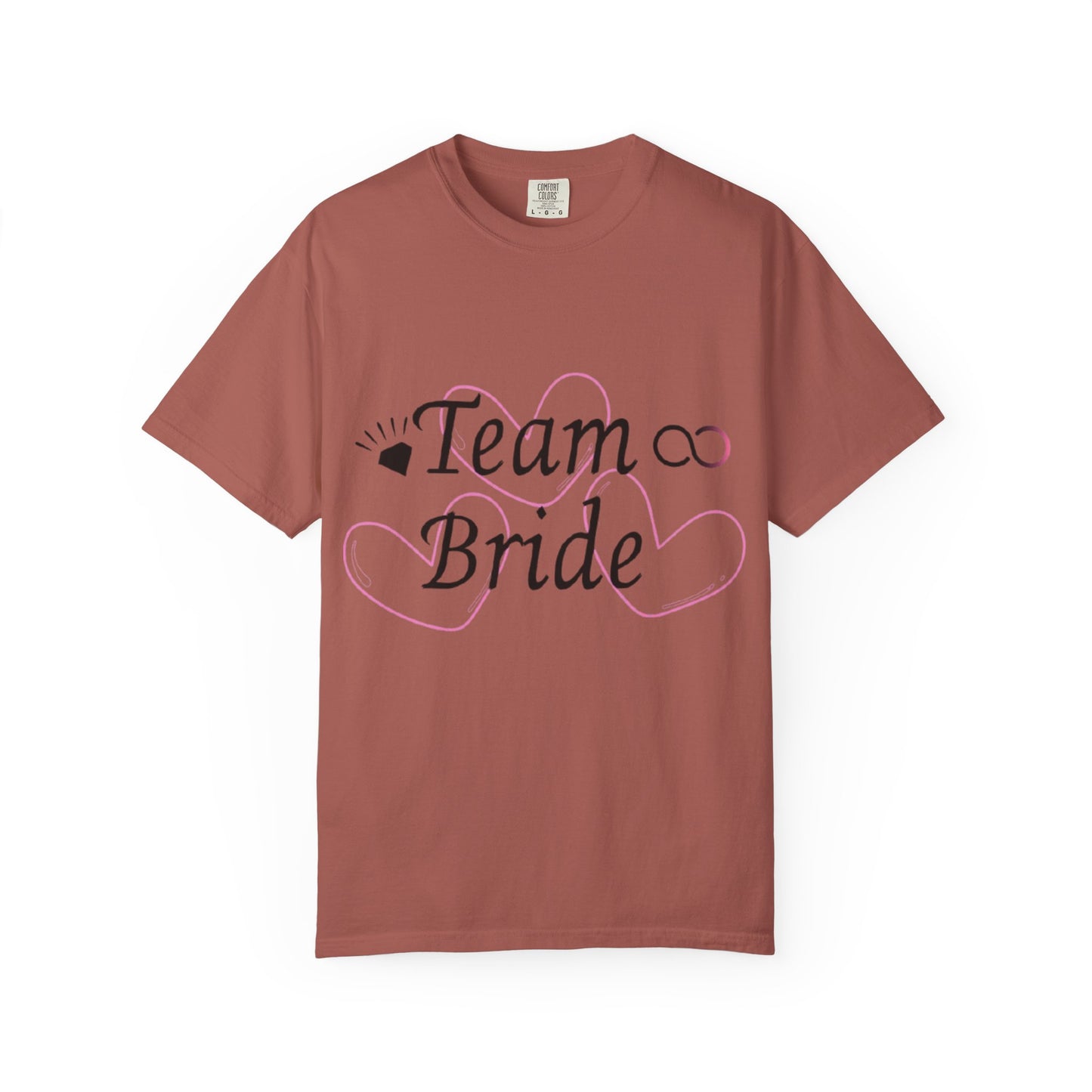 Team Bride to Be Black Text T-Shirt