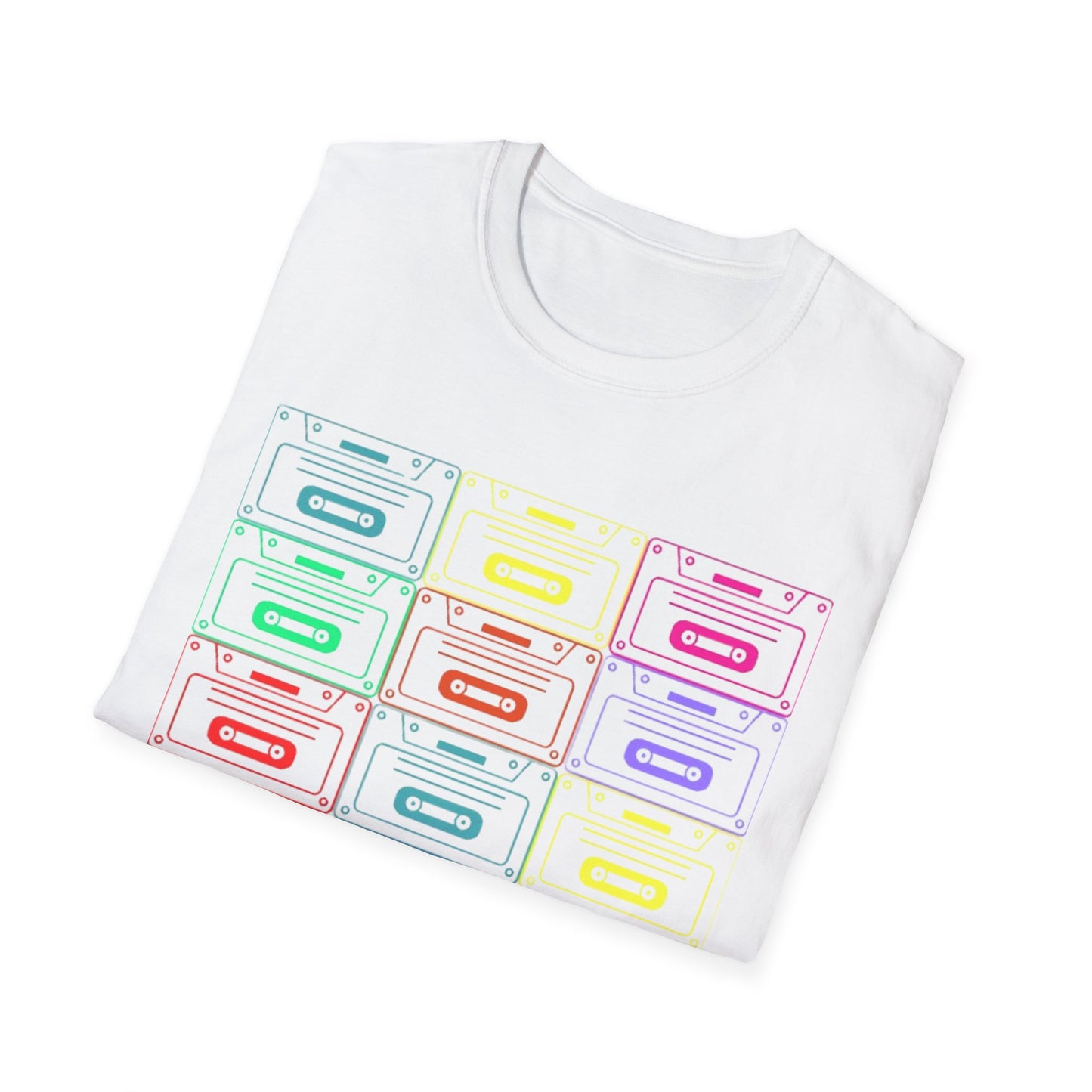 Retro Cassette Tape Unisex Softstyle T-Shirt