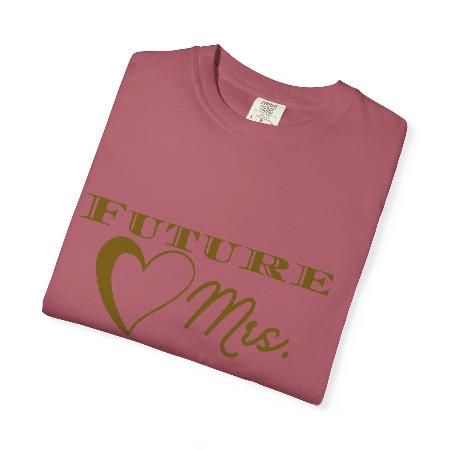 Future Mrs. Gold Text T-shirt