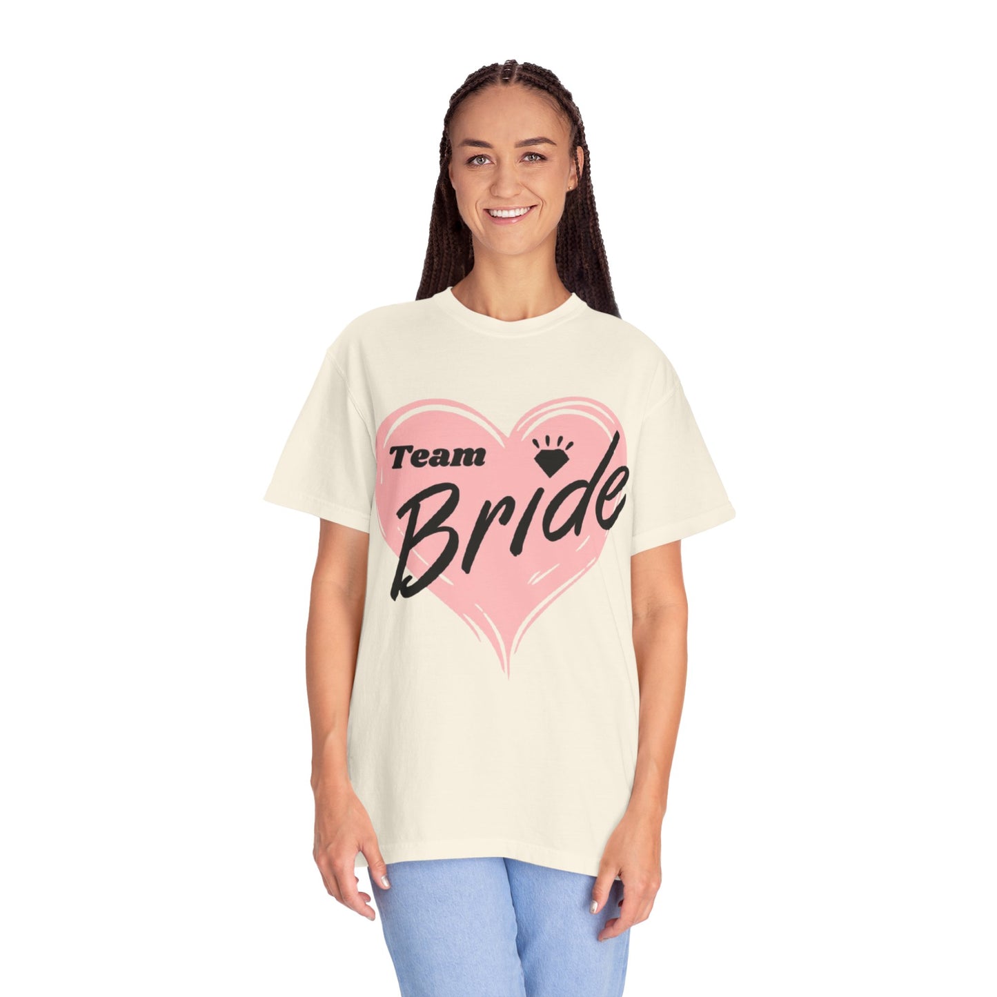 Team Bride Heart T-Shirt  Wedding Tee
