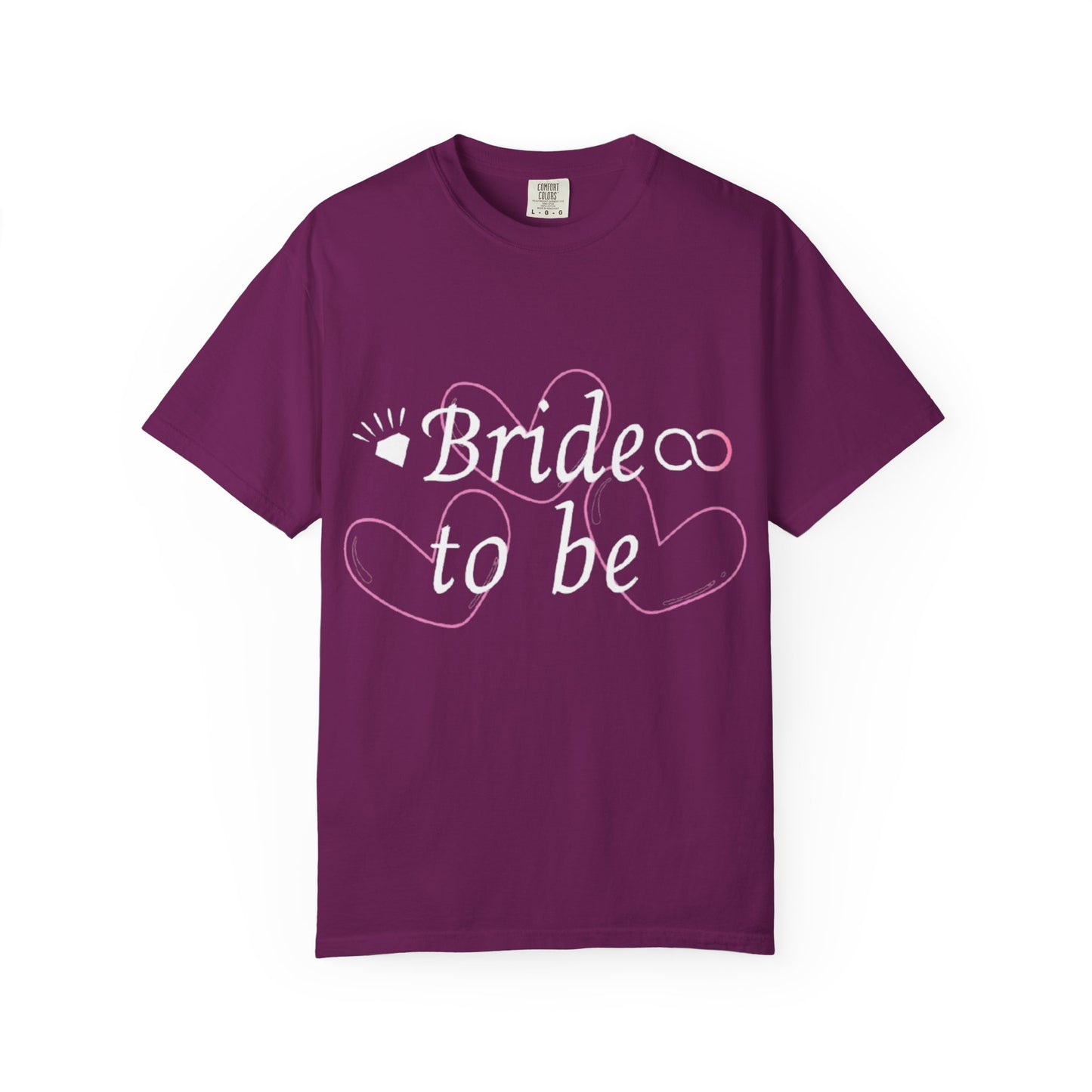 Bride To Be White Text Tshirt