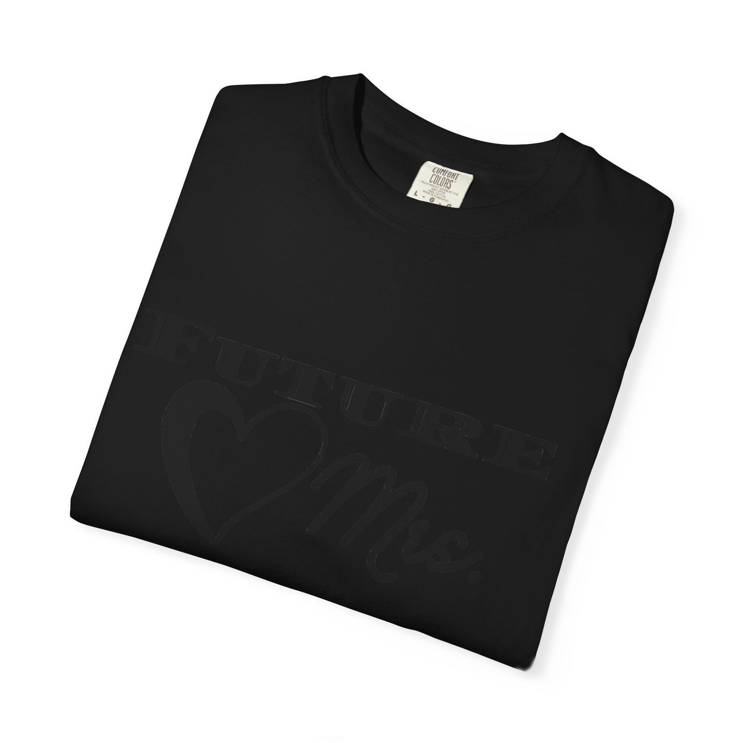 Future Mrs. Black Text T-shirt