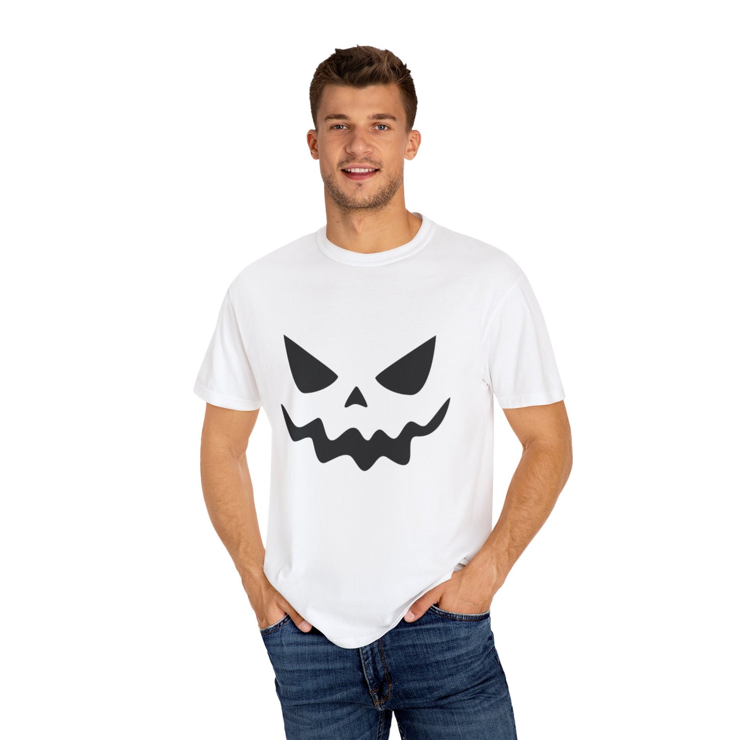 Spooky Halloween T-Shirt, Unisex Garment-Dyed Tee