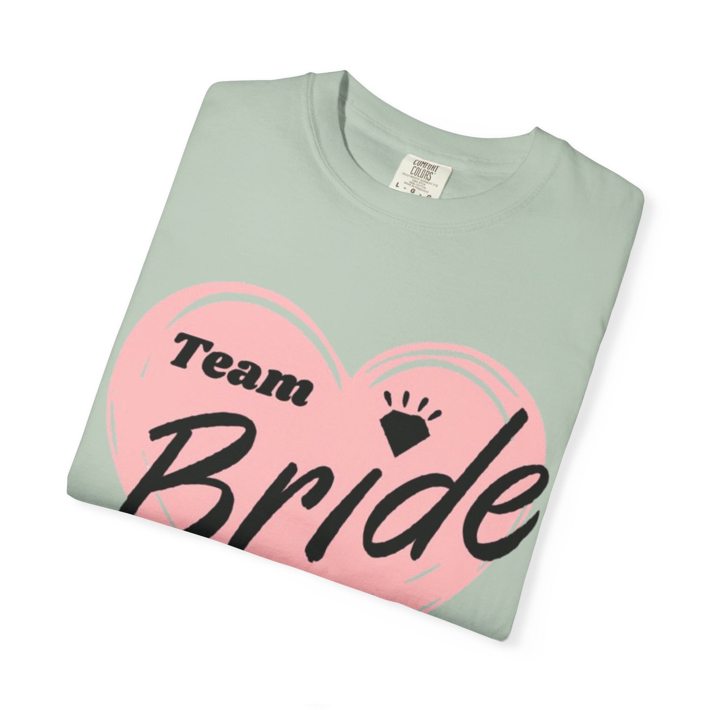 Team Bride Heart T-Shirt  Wedding Tee