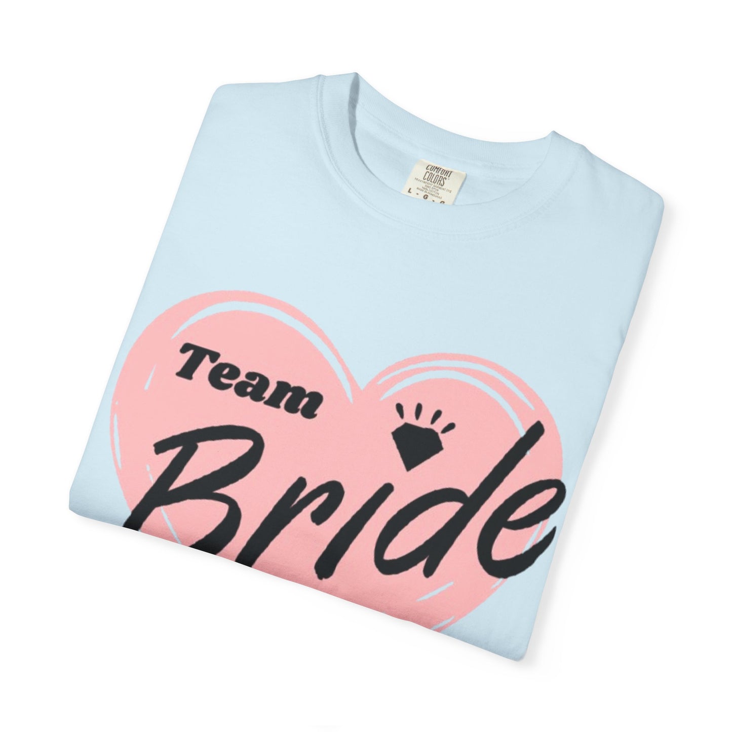 Team Bride Heart T-Shirt  Wedding Tee