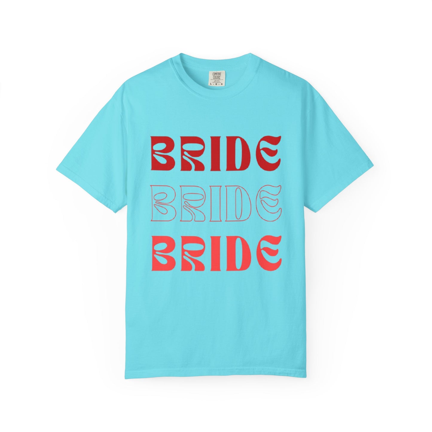 Bride Red Text Tshirt