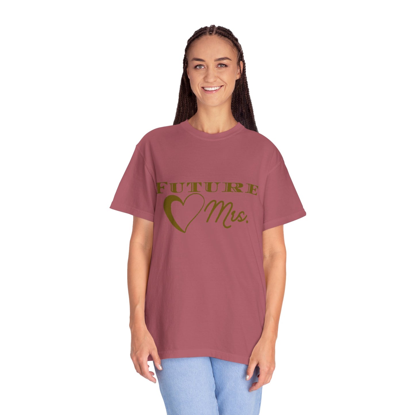 Future Mrs. Gold Text T-shirt
