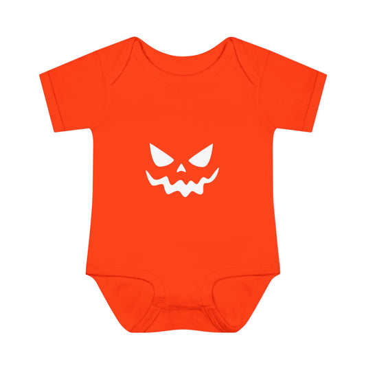 Halloween Graphic Infant Bodysuit (White)
