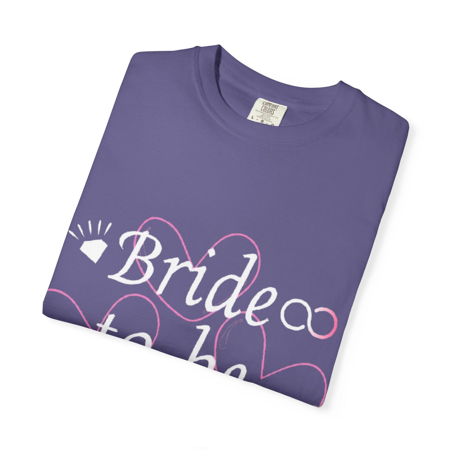 Bride To Be White Text Tshirt