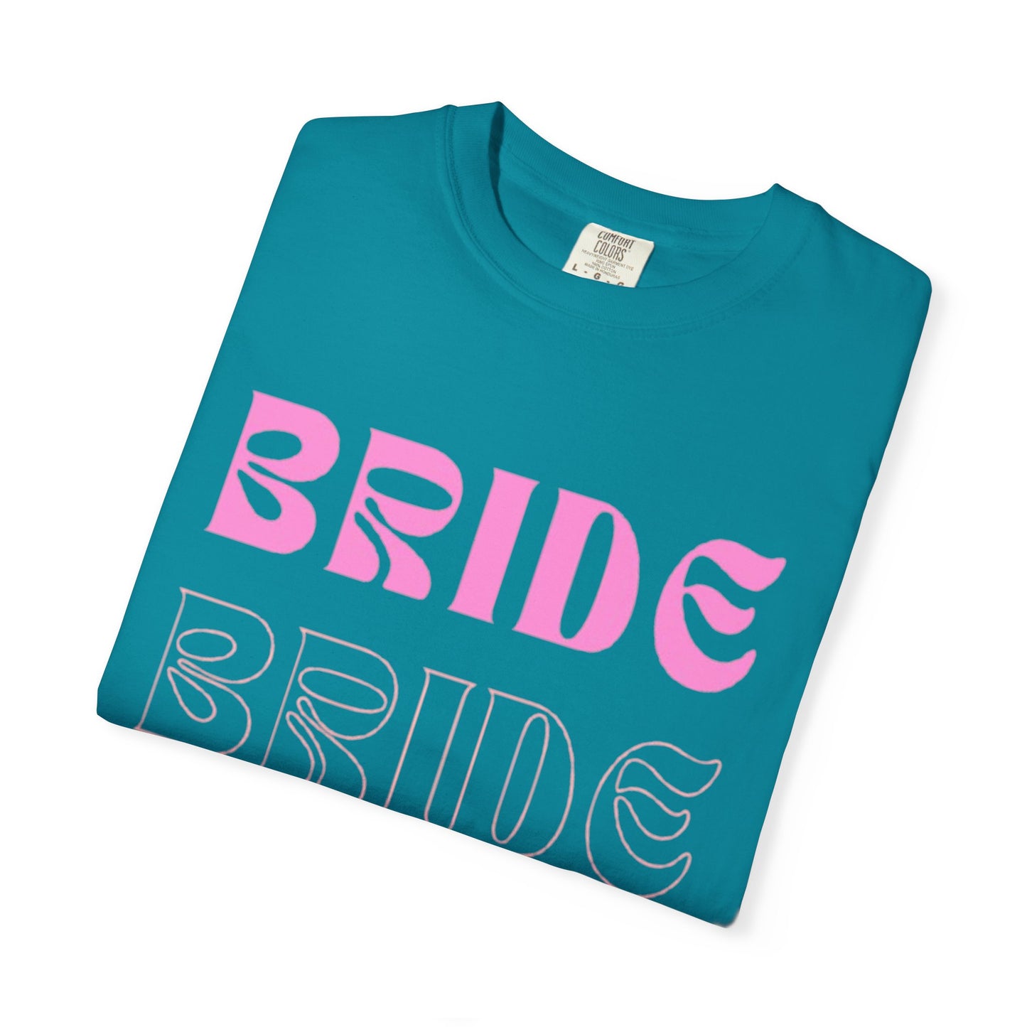 Bride Pink Text Tshirt