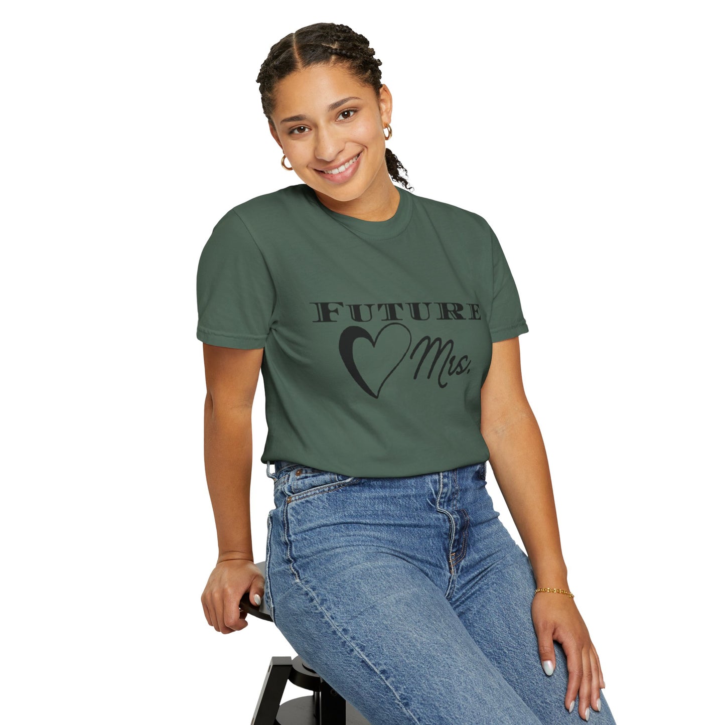 Future Mrs. Black Text T-shirt