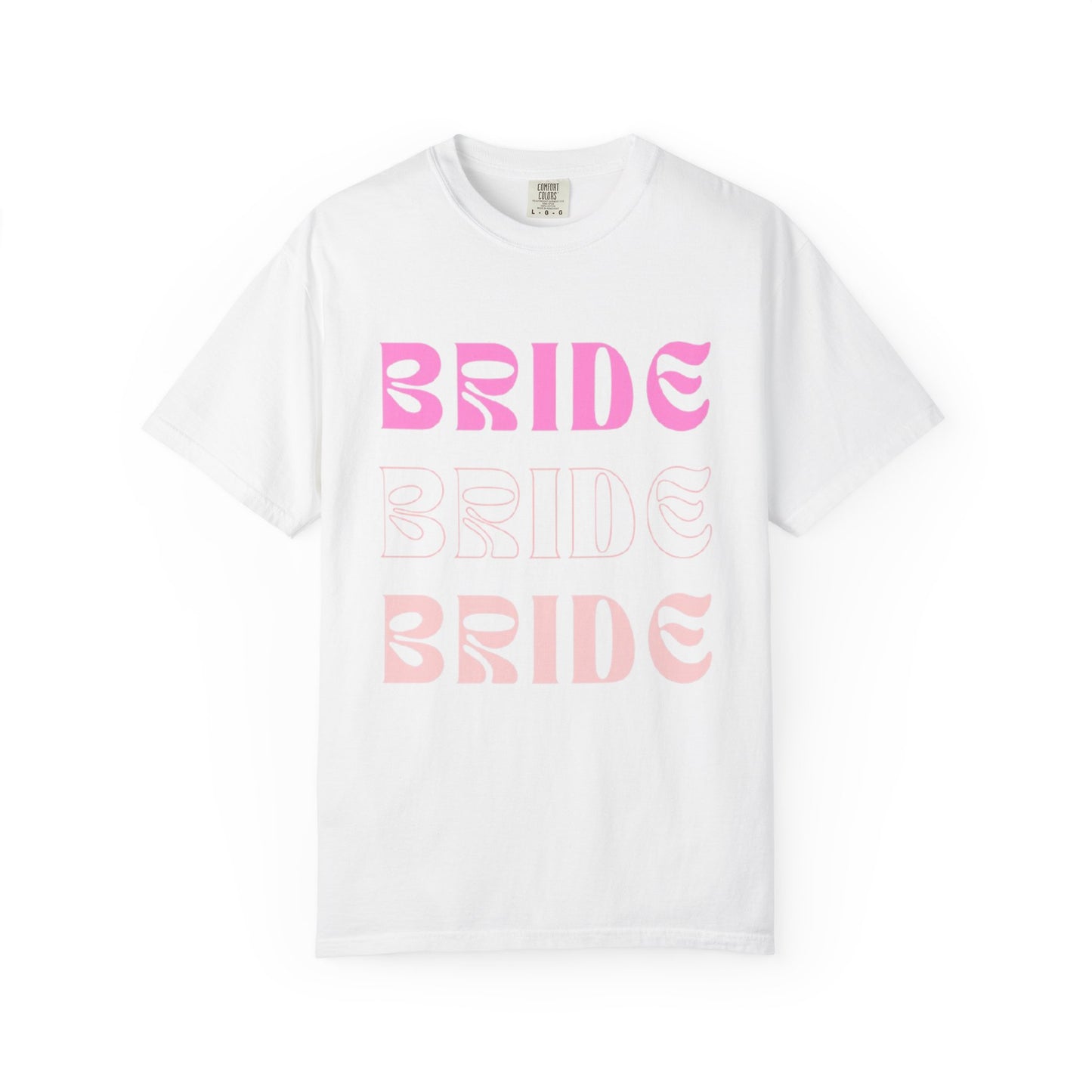 Bride Pink Text Tshirt