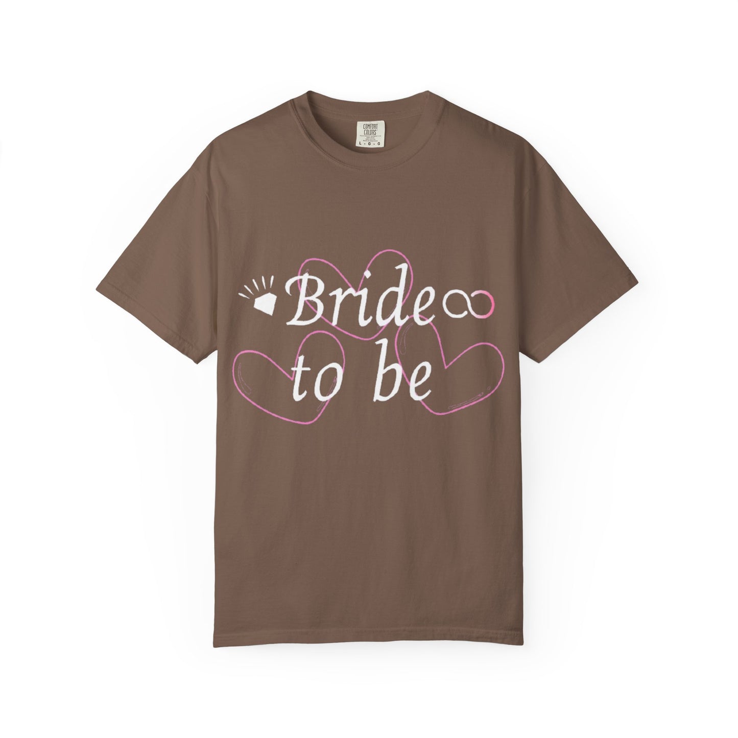 Bride To Be White Text Tshirt