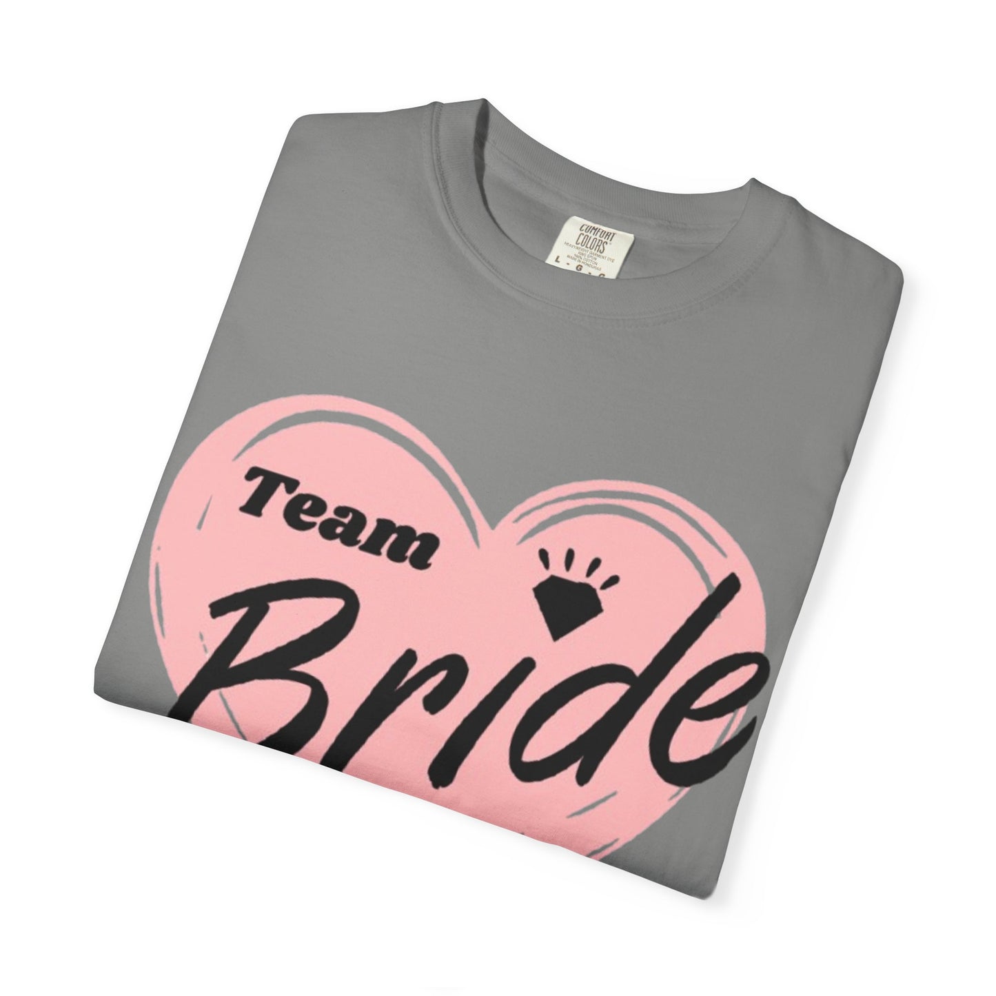 Team Bride Heart T-Shirt  Wedding Tee