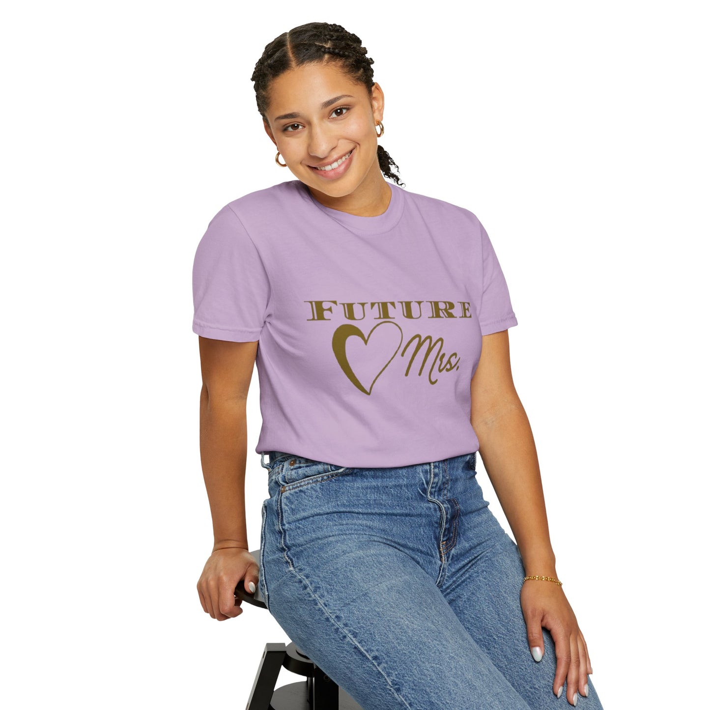 Future Mrs. Gold Text T-shirt