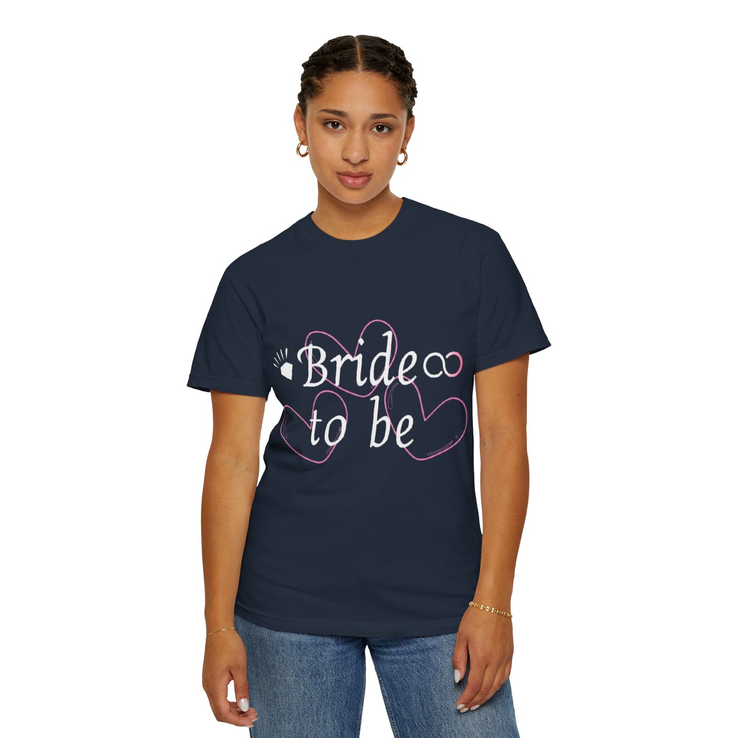 Bride To Be White Text Tshirt