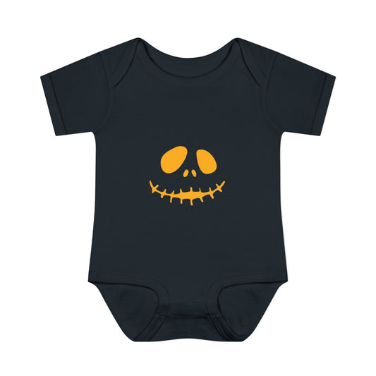 Jack Skellington Infant Bodysuit (Orange)
