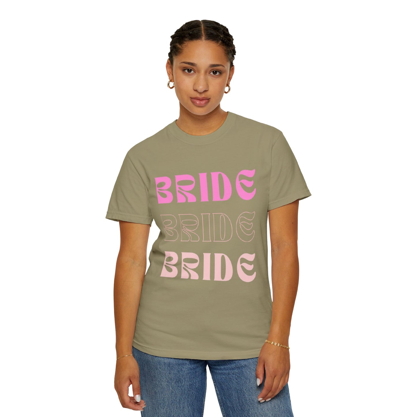 Bride Pink Text Tshirt