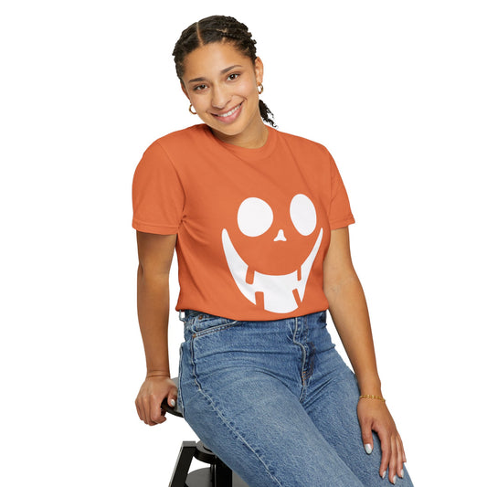 Smiley Face Halloween T-Shirt (White)