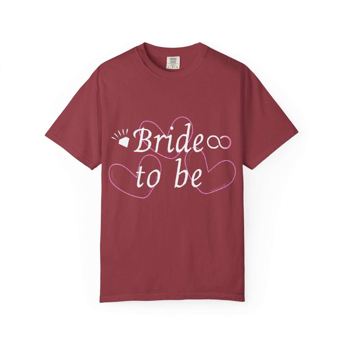 Bride To Be White Text Tshirt