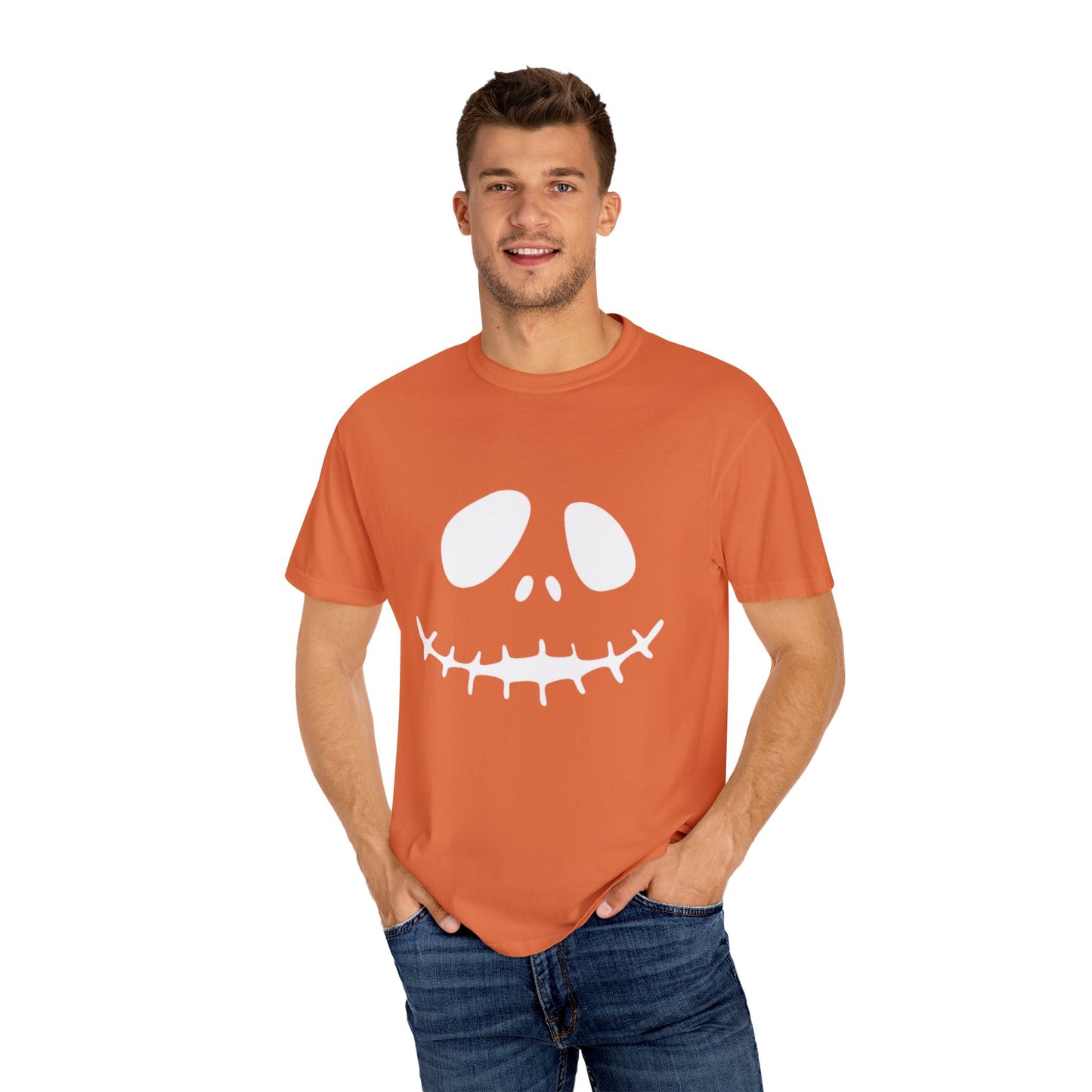 Halloween-Themed Unisex Garment-Dyed T-Shirt