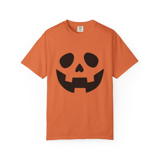 Halloween Black Pumpkin Face T-Shirt