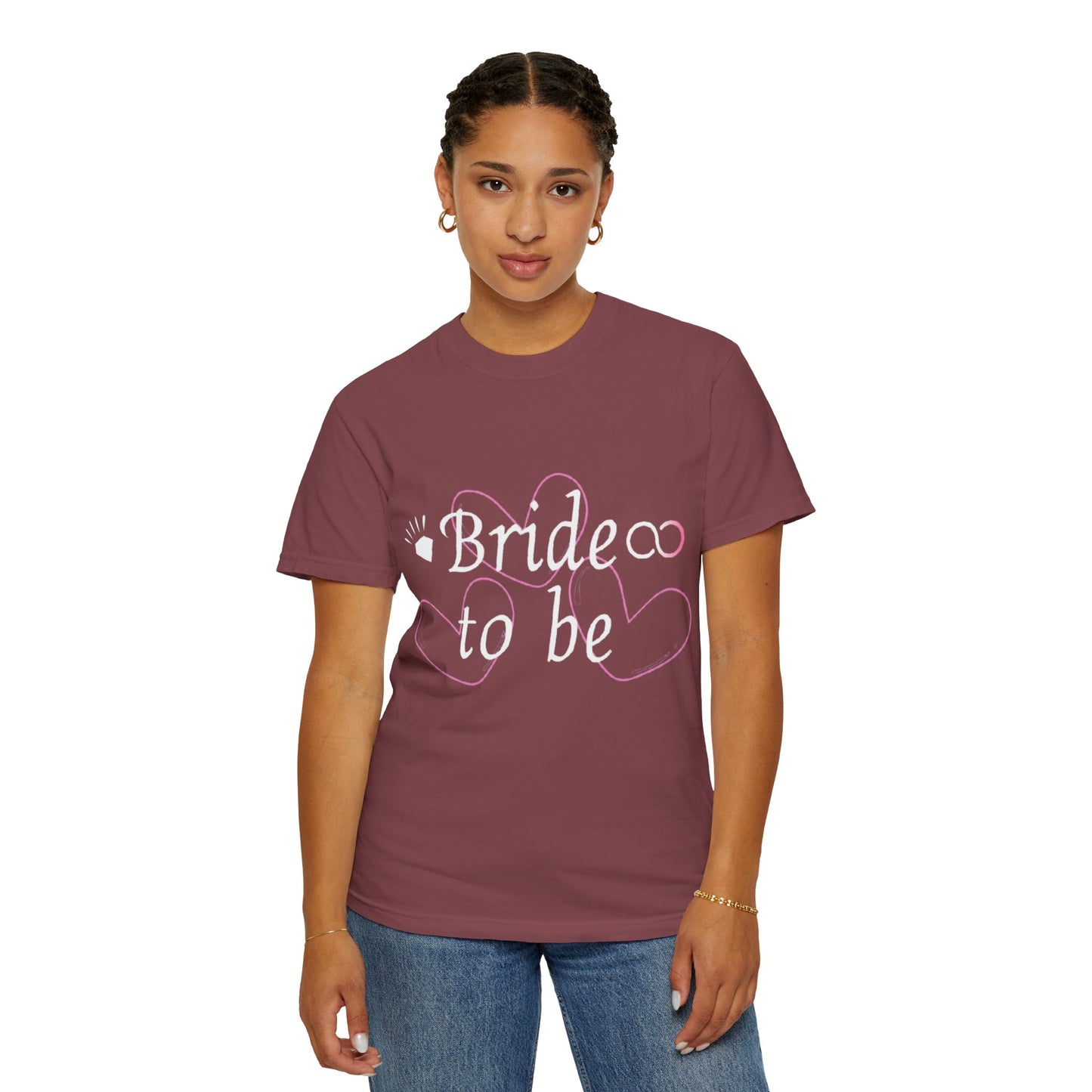 Bride To Be White Text Tshirt