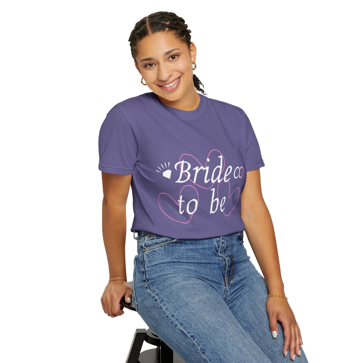 Bride To Be White Text Tshirt