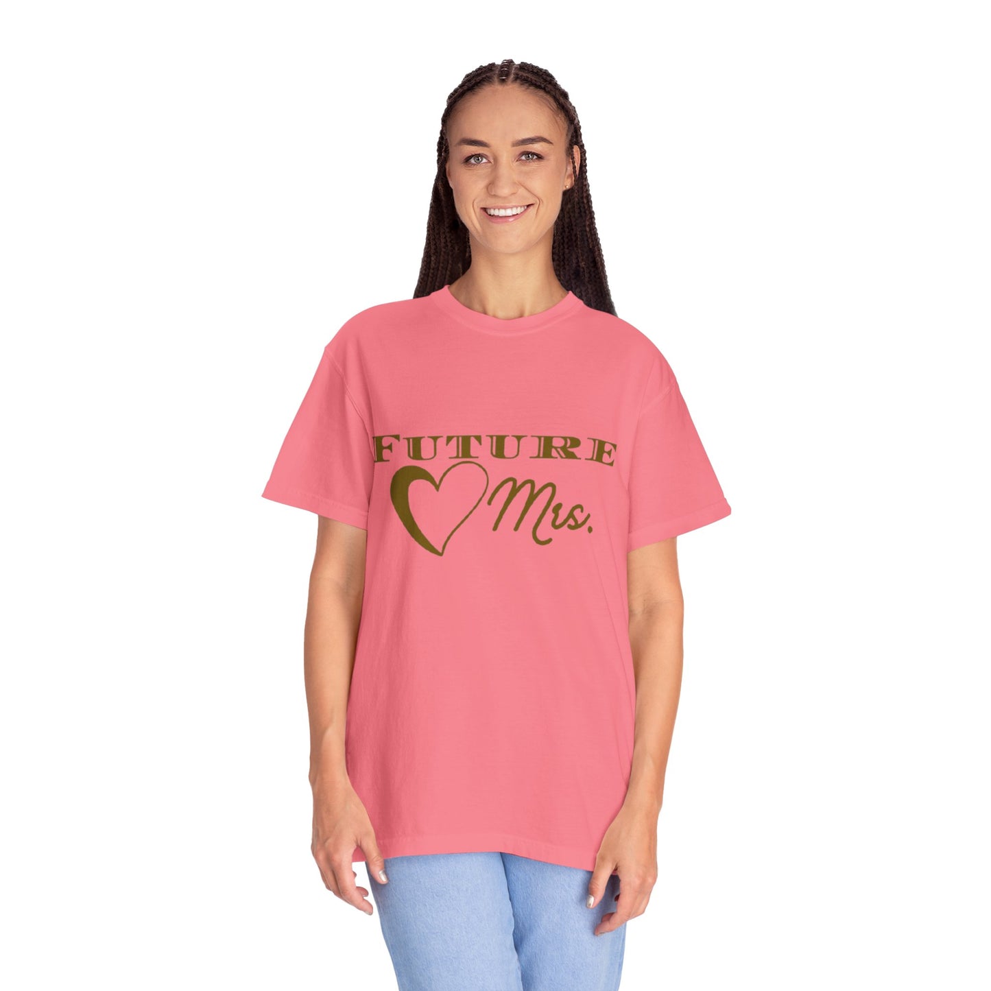 Future Mrs. Gold Text T-shirt