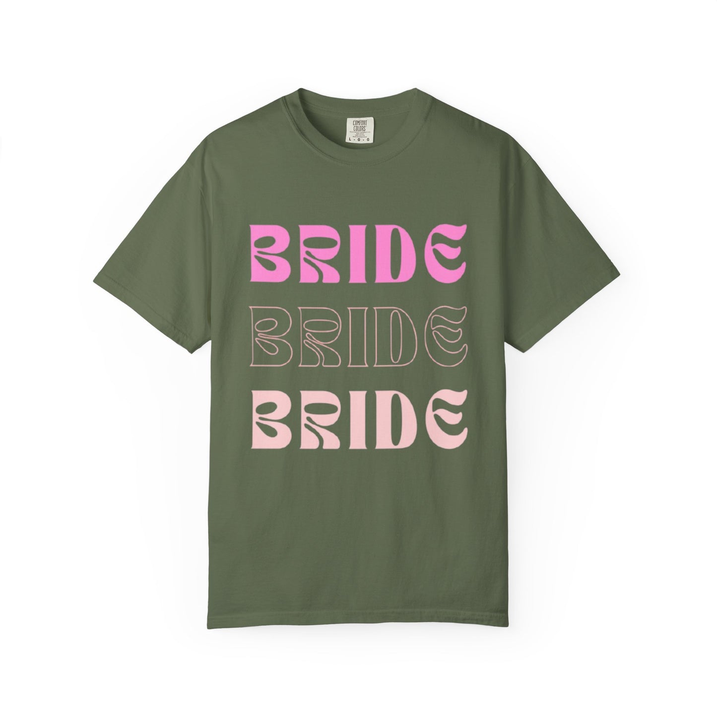 Bride Pink Text Tshirt